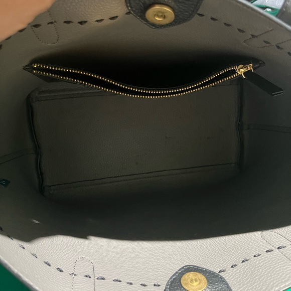 Cole Haan Black Leather Tote - Picture 8 of 13